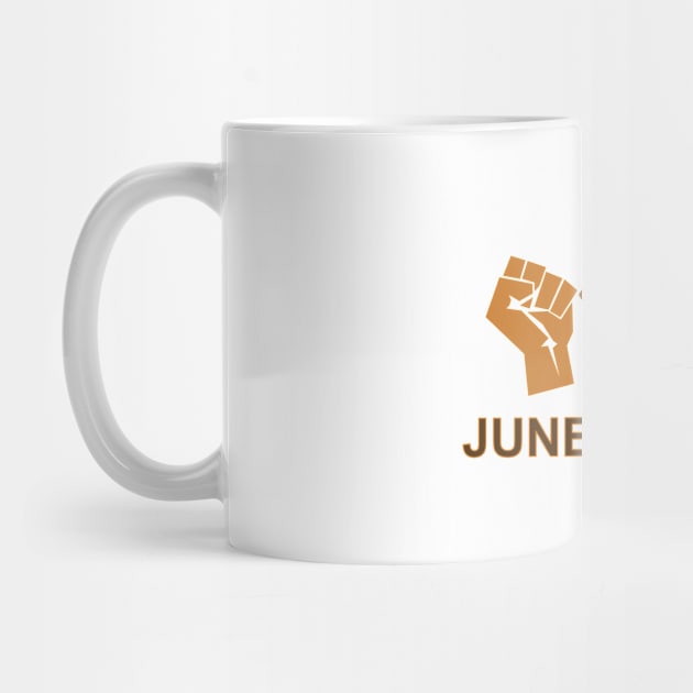 JUNETEENTH  three black power fists by InspireMe